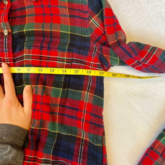 American Eagle, Boyfriend-Fit Plaid Button Down, Size S - Picture 12 of 12